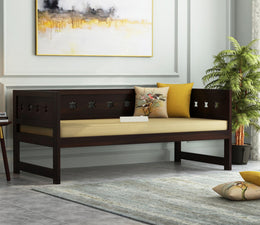 Craxion Sheesham Wood Divan with Mattress (Honey Finish)