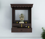 Stalvior Sheesham Wood Home Temple (Honey Finish)