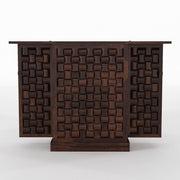 Nerthor Bar Cabinet (Walnut Finish)