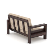 New Outer 6 Seater Solid Wood Sofa (Walnut Finish)