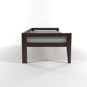 Novren Sheesham Wood Divan with Mattress (Walnut Finish)
