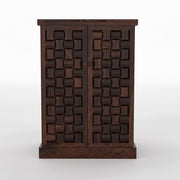 Nerthor Bar Cabinet (Walnut Finish)