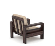 New Outer 6 Seater Solid Wood Sofa (Walnut Finish)