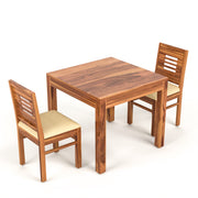Ravendor Sheesham Wood Dining Set 2 Seater (Honey Finish)