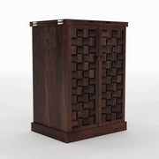 Nerthor Bar Cabinet (Walnut Finish)