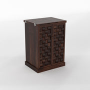 Nerthor Bar Cabinet (Walnut Finish)