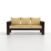 Outer CNC 5 Seater Solid Wood Sofa (Walnut Finish)