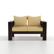 Outer CNC 6 Seater Solid Wood Sofa (Walnut Finish)