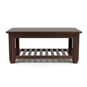 Lythorius Sheesham Wood Center Table (Honey Finish)