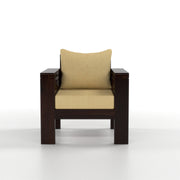 Outer CNC 6 Seater Solid Wood Sofa (Walnut Finish)