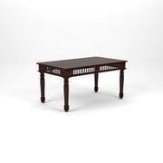 Maharaja Sheesham Wood Dining Set 6 Seater (Walnut Finish)