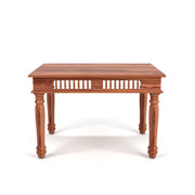 Maharaja Sheesham Wood Dining Set 4 Seater (Honey Finish)