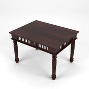 Maharaja Sheesham Wood Dining Set 4 Seater (Walnut Finish)