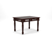 Maharaja Sheesham Wood Dining Set 4 Seater (Walnut Finish)