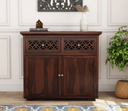 Lothrion Sheesham Wood Cabinet and Sideboard (Walnut Finish)