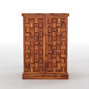 Nerthor Bar Cabinet (Honey Finish)