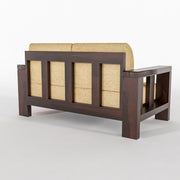 Outer 6 Seater Solid Wood Sofa (Walnut Finish)