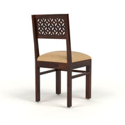 Selvian Sheesham Wood Dining Set 4 Seater (Walnut Finish)