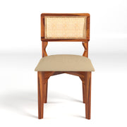Onyxello Sheesham Wood Dining Set 6 Seater (Honey Finish)