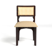 Onyxello Sheesham Wood Dining Set 6 Seater (Walnut Finish)