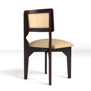 Onyxello Sheesham Wood Dining Set 4 Seater (Walnut Finish)