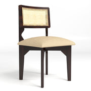 Onyxello Sheesham Wood Dining Set 4 Seater (Walnut Finish)