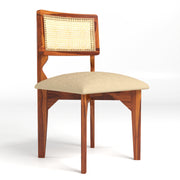 Onyxello Sheesham Wood Dining Set 4 Seater (Honey Finish)