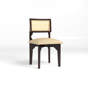 Onyxello Sheesham Wood Dining Set 6 Seater (Walnut Finish)