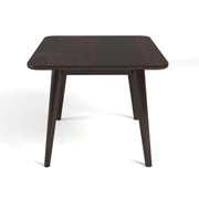 Onyxello Sheesham Wood Dining Set 4 Seater (Walnut Finish)