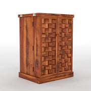 Nerthor Bar Cabinet (Honey Finish)