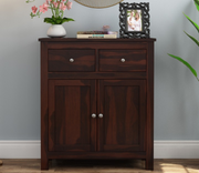 Ivendral Sheesham Wood Cabinet and Sideboard (Walnut Finish)