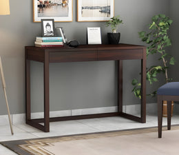 Alverion Sheesham Wood Study Table (Walnut Finish)