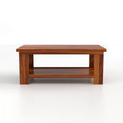 Ilventhor Sheesham Wood Center Table (Honey Finish)
