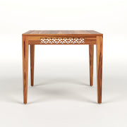 Selvian Sheesham Wood Dining Set 2 Seater (Honey Finish)