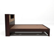 Truxuen Sheesham Wood Queen Size Bed Without Storage (Walnut Finish)