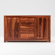 Uxenthor Sheesham Wood Cabinet and Sideboard (Honey Finish)