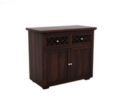 Lothrion Sheesham Wood Cabinet and Sideboard (Walnut Finish)