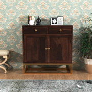 Thorlentis Sheesham Wood Cabinet and Sideboard (Walnut Finish)