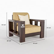 Outer 3+1+1 Sofa Set With Coffee Table
