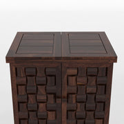 Nerthor Bar Cabinet (Walnut Finish)