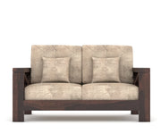 X-Sofa 6 Seater Solid Wood Sofa (Walnut Finish)