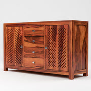Uxenthor Sheesham Wood Cabinet and Sideboard (Honey Finish)