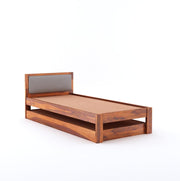 Wyndor Sheesham Wood Trundle Bed (Honey Finish)