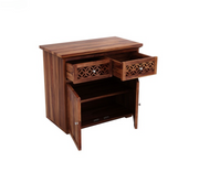 Lothrion Sheesham Wood Cabinet and Sideboard (Honey Finish)