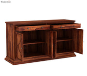 Norvithis Sheesham Wood Cabinet and Sideboard (Honey Finish)