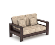 New Outer 6 Seater Solid Wood Sofa (Walnut Finish)