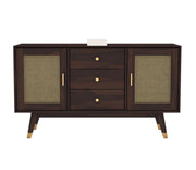 Wynthralis Sheesham Wood Cabinet and Sideboard (Walnut Finish)