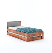 Wyndor Sheesham Wood Trundle Bed (Honey Finish)