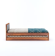 Wyndor Sheesham Wood Trundle Bed (Honey Finish)