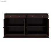 Norvithis Sheesham Wood Cabinet and Sideboard (Walnut Finish)